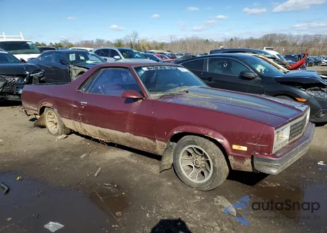 1986 Chevrolet El Camino из США, поврежденный, VIN 3GCCW80Z9GS914985